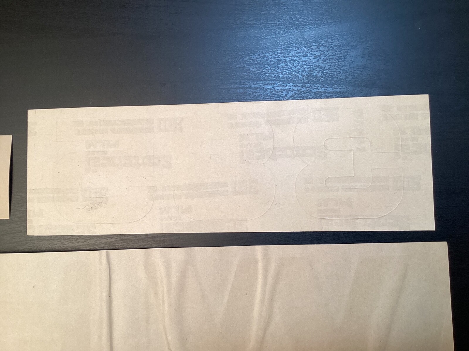 Seven Vtg. Decals White Farm Equipment « 385 » « White » « Safety » 2 Red, Orange