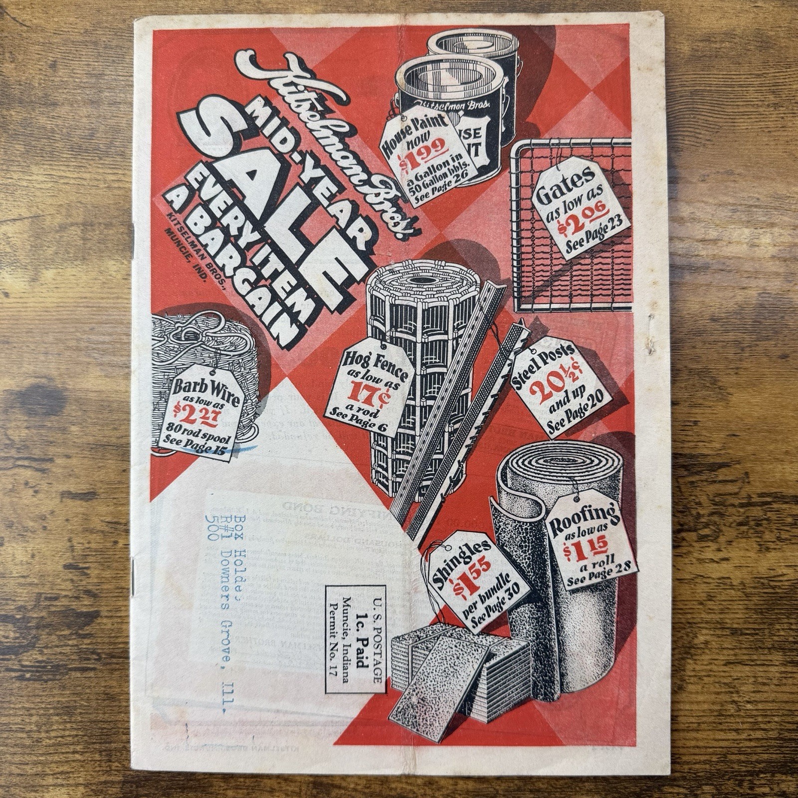 1929 Kitselman Bros. Mid-Year Sale Catalog – Muncie, Indiana Industrial History