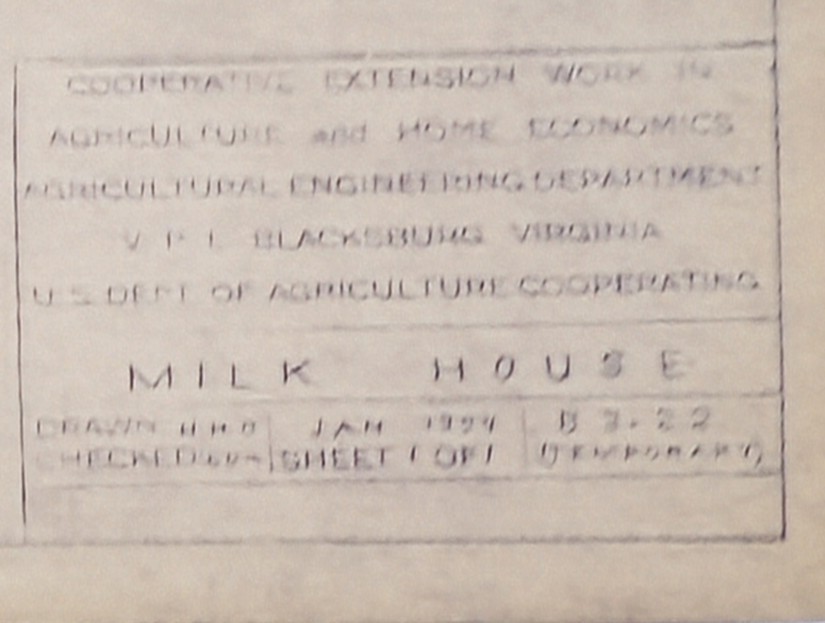 1940&prime;-50&rsquo;s Dairy Barn And Dairy Houses Actual Blue Prints 2 Houses & Both Barn