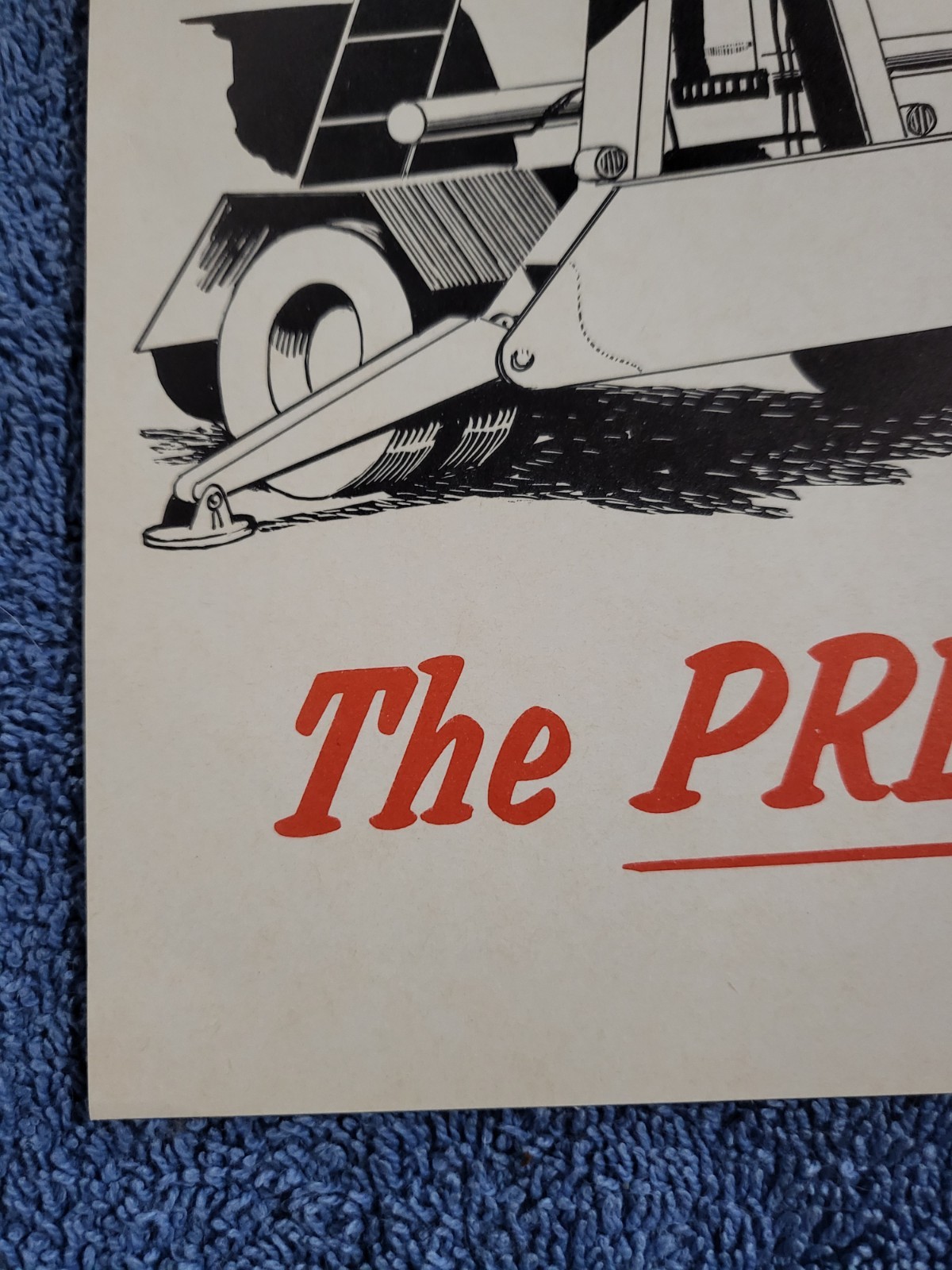 Vintage Prentice Hydraulics Inc CLAM Bucket Crane Lift Loader BROCHURE Wisconsin
