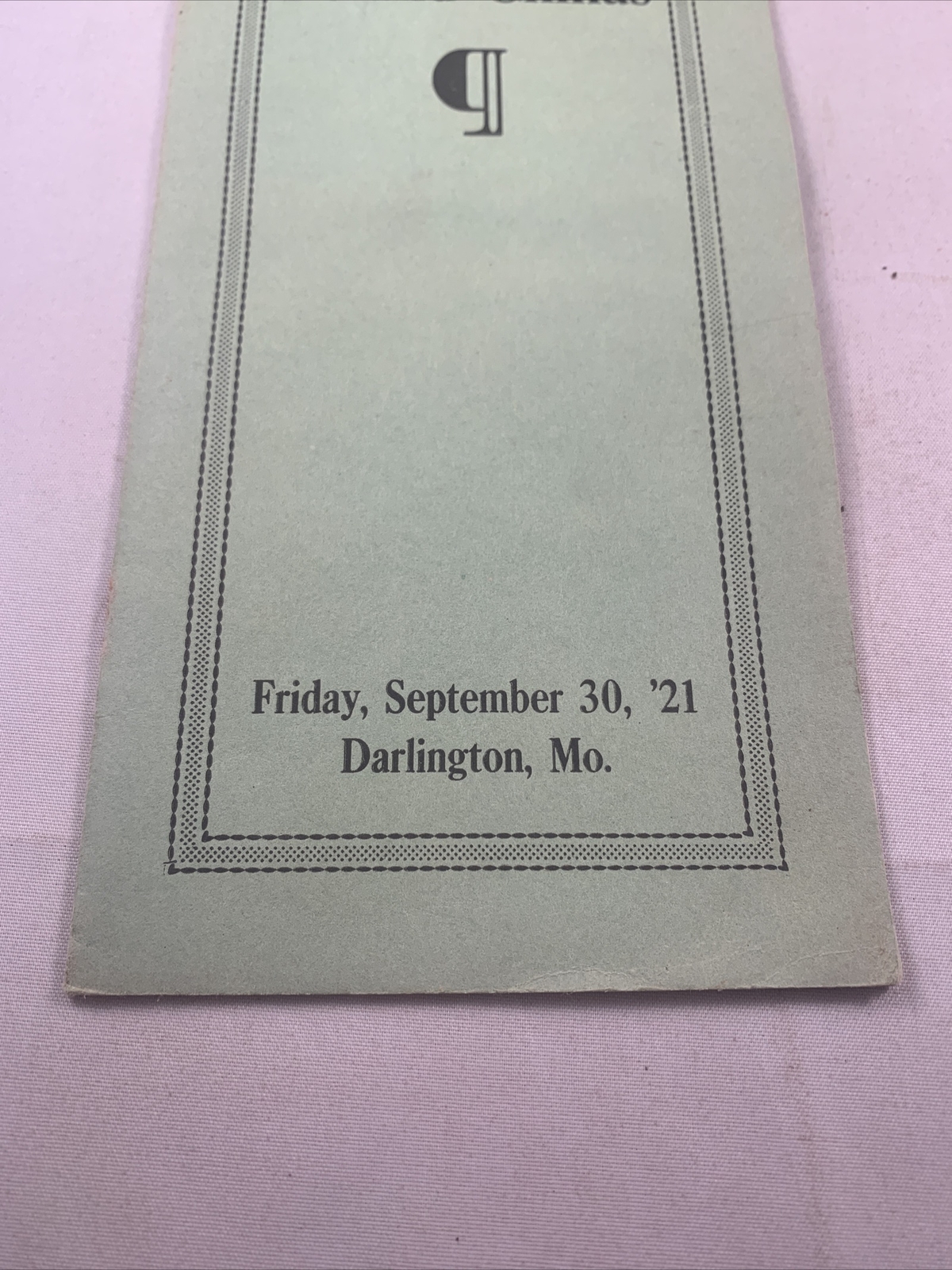 1921 Hog Sale Brochure Wilson’s Big Boned Prolific Spotted Poland China Pig