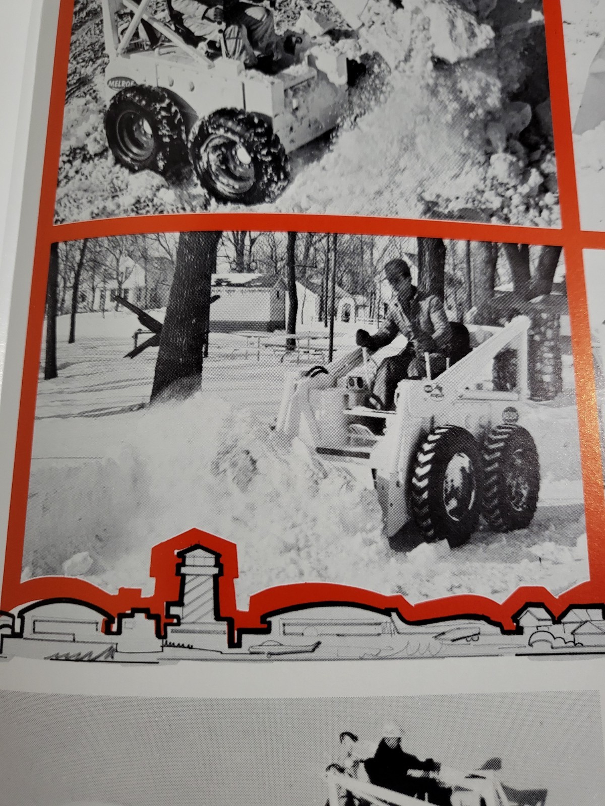 BROCHURE Vintage Melroe Bobcat M44 500 600 Skid Steer Loader Onan Kohler Wi 1966