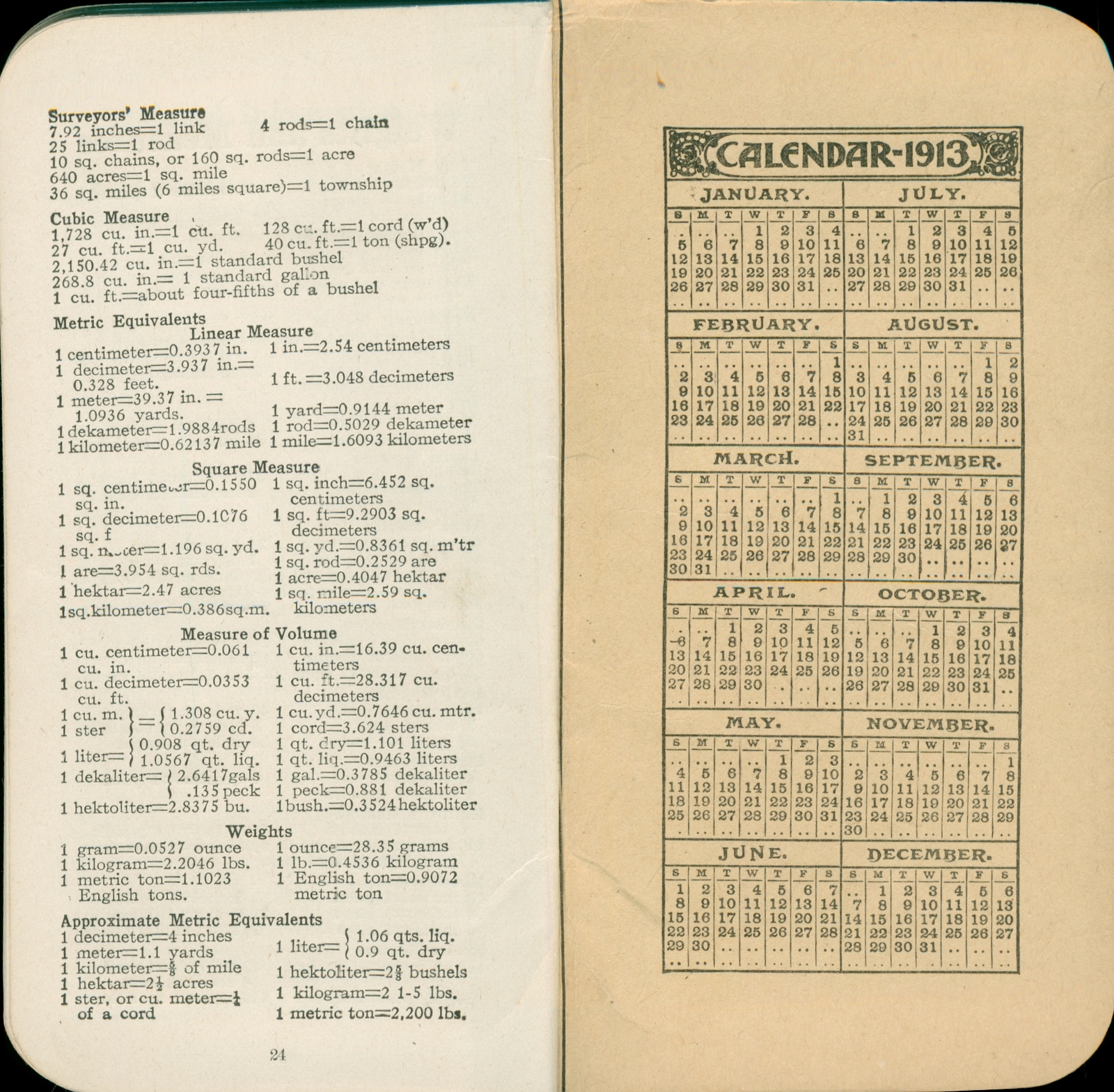 1913 Quinnipiac Fertilizer Pocket Almanac Notebook Ad Native Chief Slatington PA