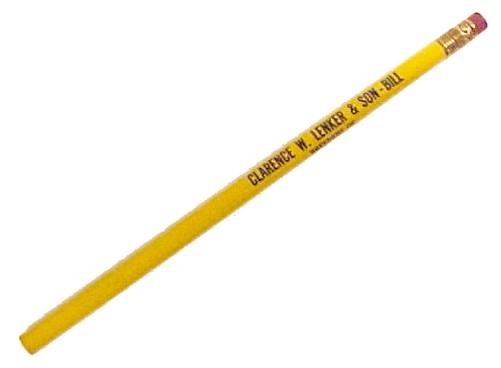 Clarence W Lenker & Son – Bill Lead Pencil Vintage Iowa IA Advertising Souvenir
