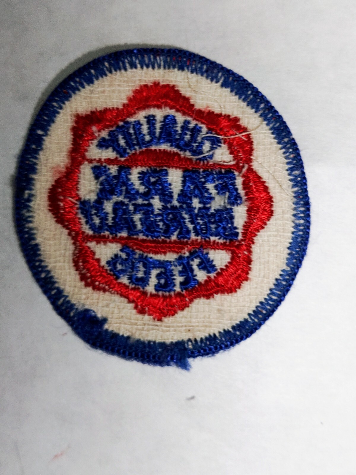 Vintage Farm Bureau Quality Feeds Embroidered Sew on Patch 2&Prime;, Agricultural GUC