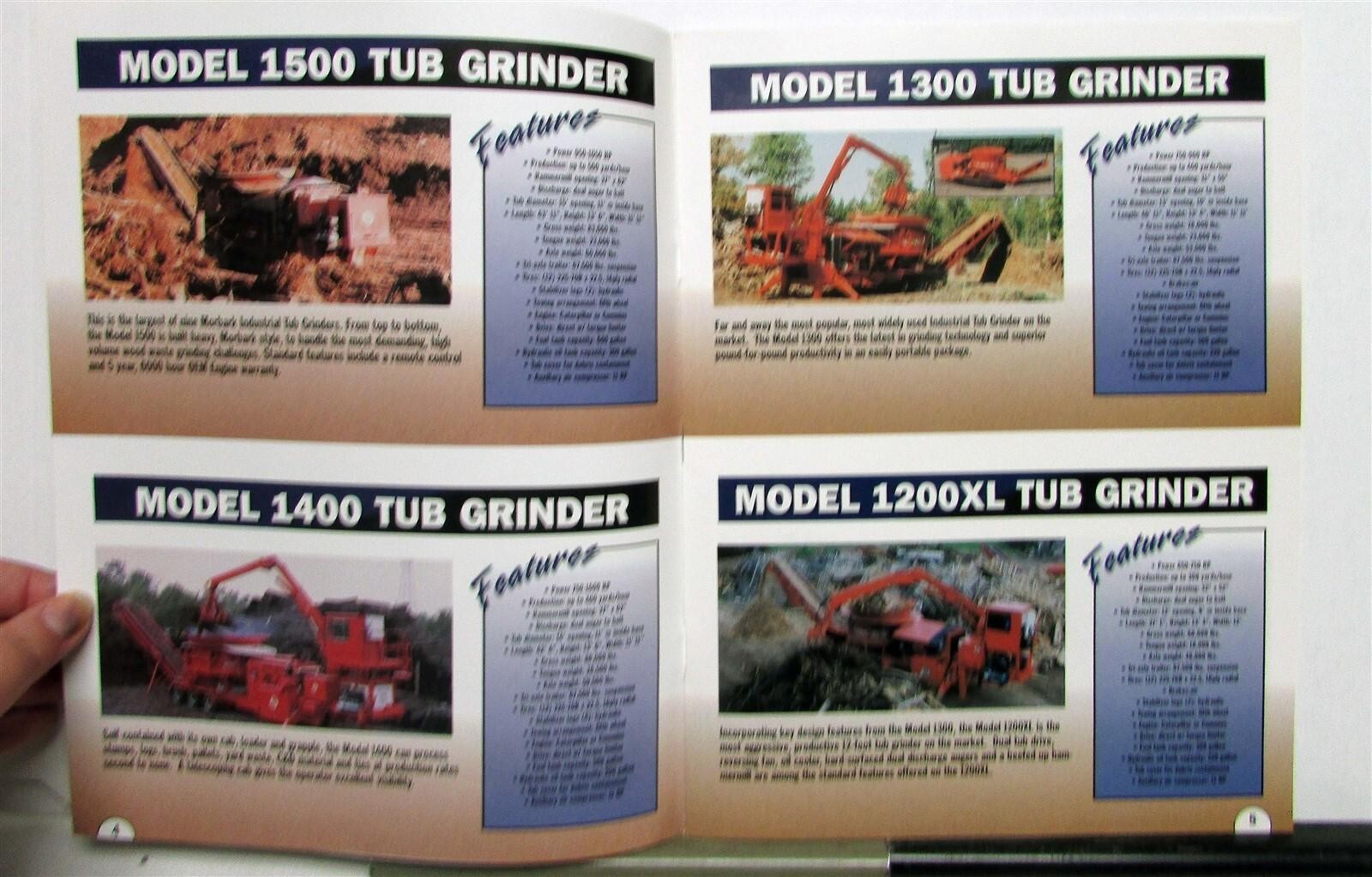 2000s Morbark Recycling Forestry Sawmill Specs Construction Product Guide