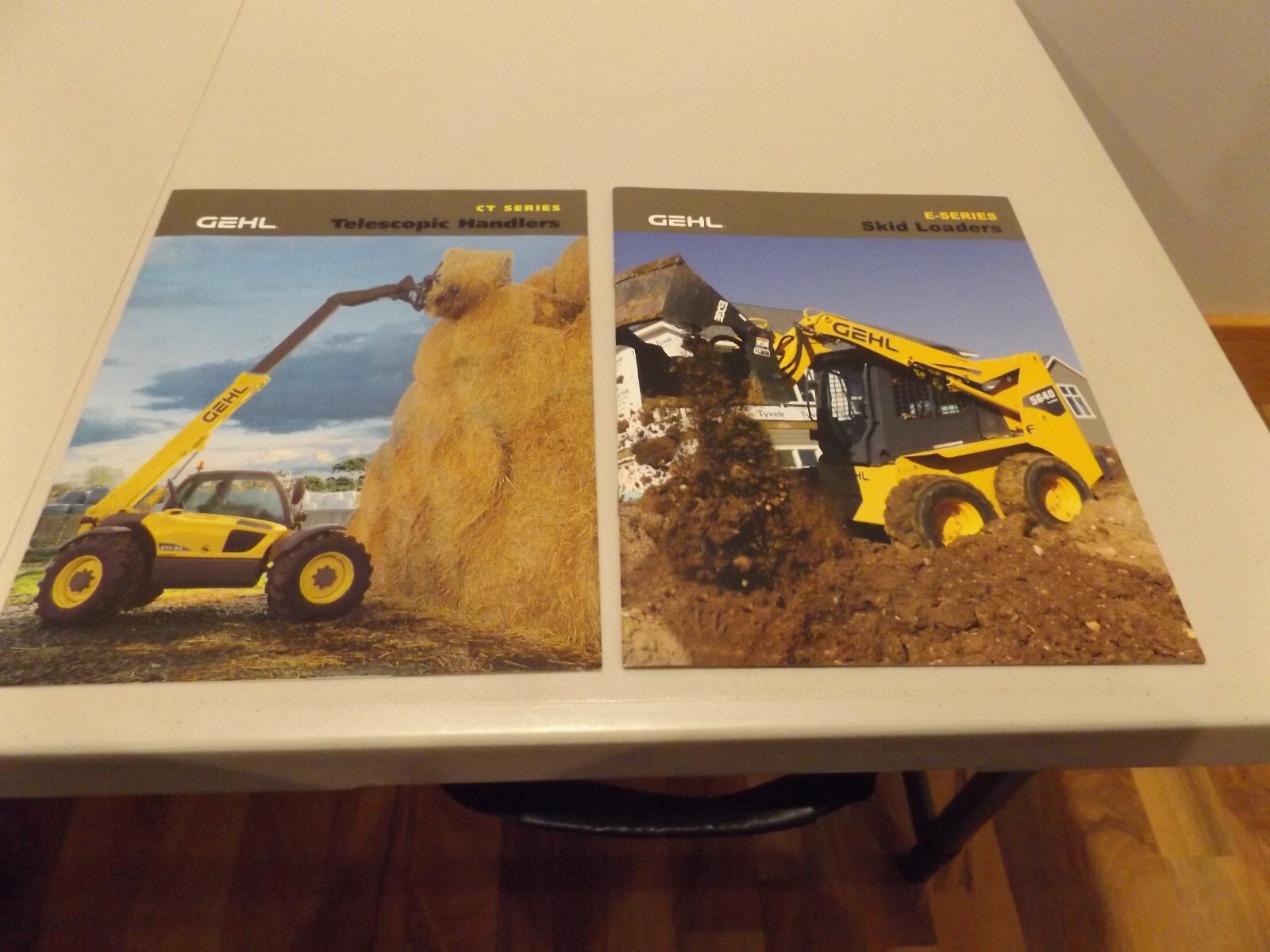 2-pc. GEHL E-SERIES SKID LOADERS, GEHL TELESCOPIC HANDLERS CT SERIES