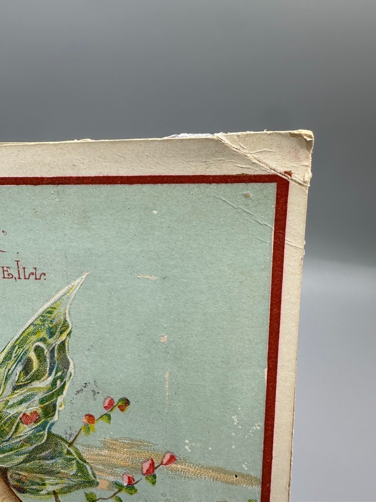 1880s MOLINE WAGON Co FARM Advertising PRINT Trade Card Era Victorian Fairy