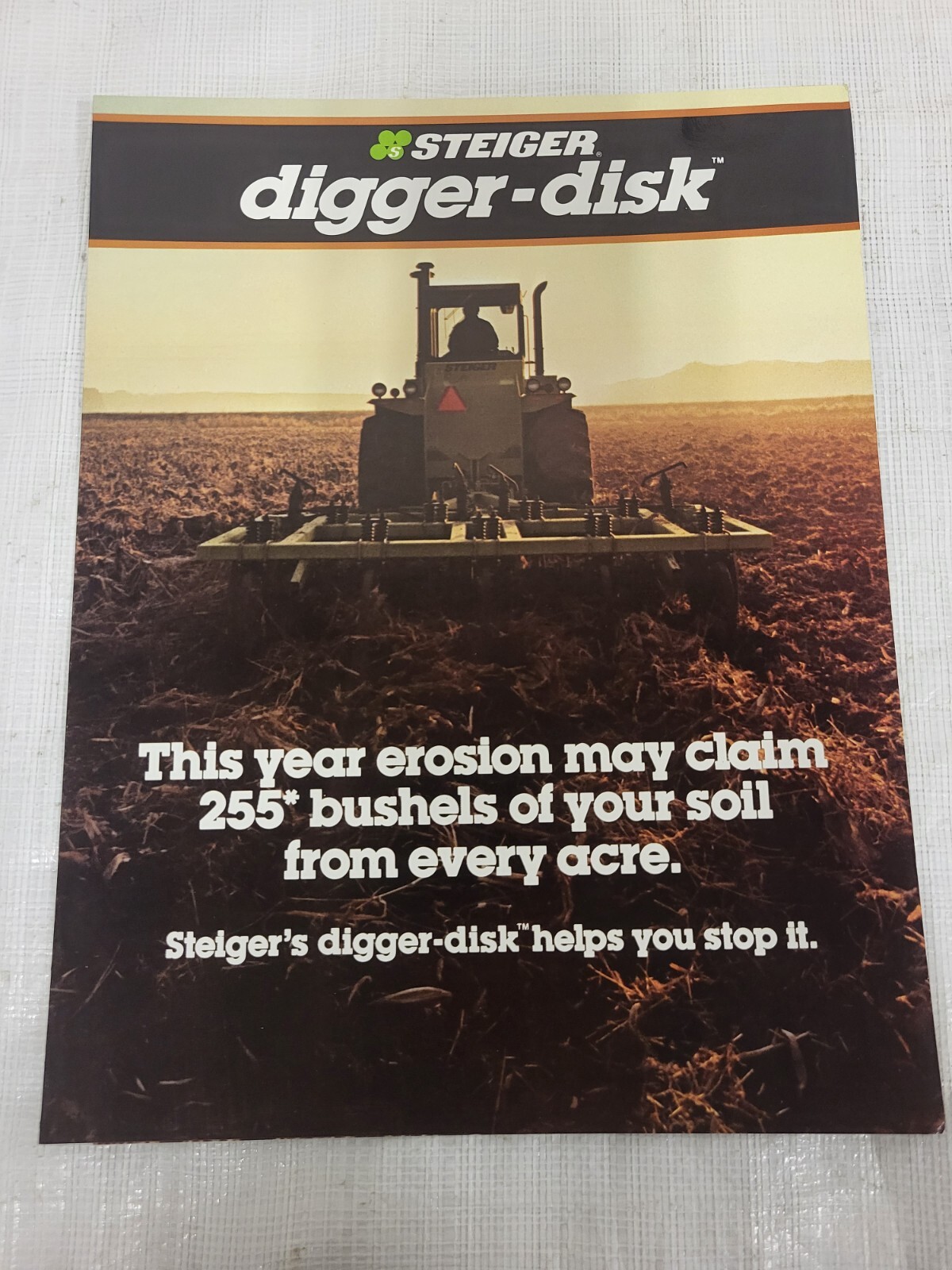 Original Steiger Digger-Disc Brochure Tractor