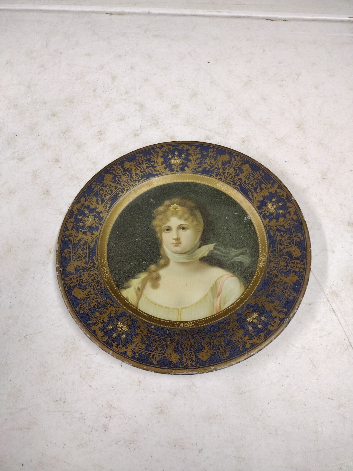 Antique Emerson-Newton Co. Kansas City MO Implement Advertising Vienna Art Plate