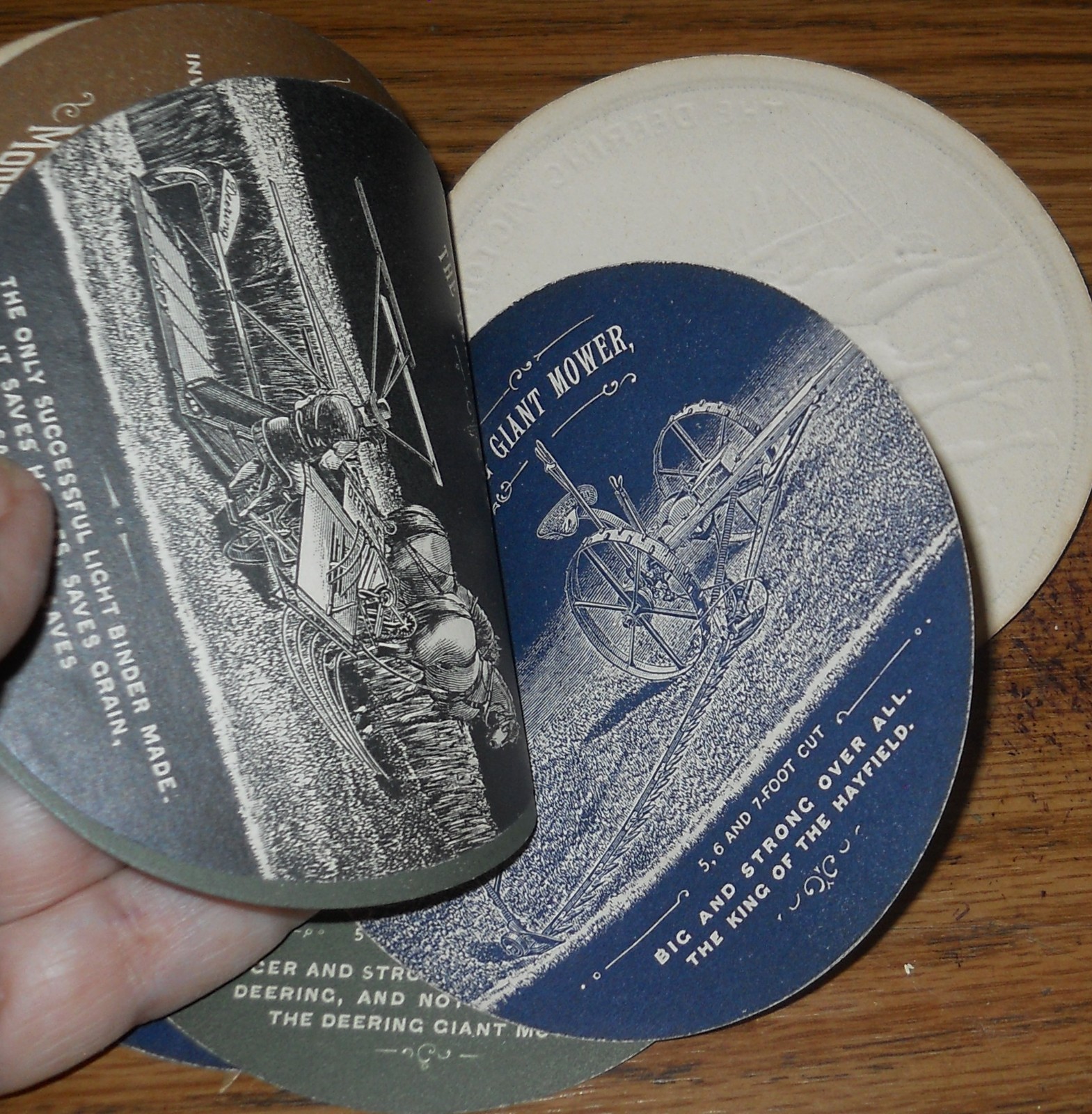 1893 Columbian Exposition – William Deering & Co. Advertising Disks