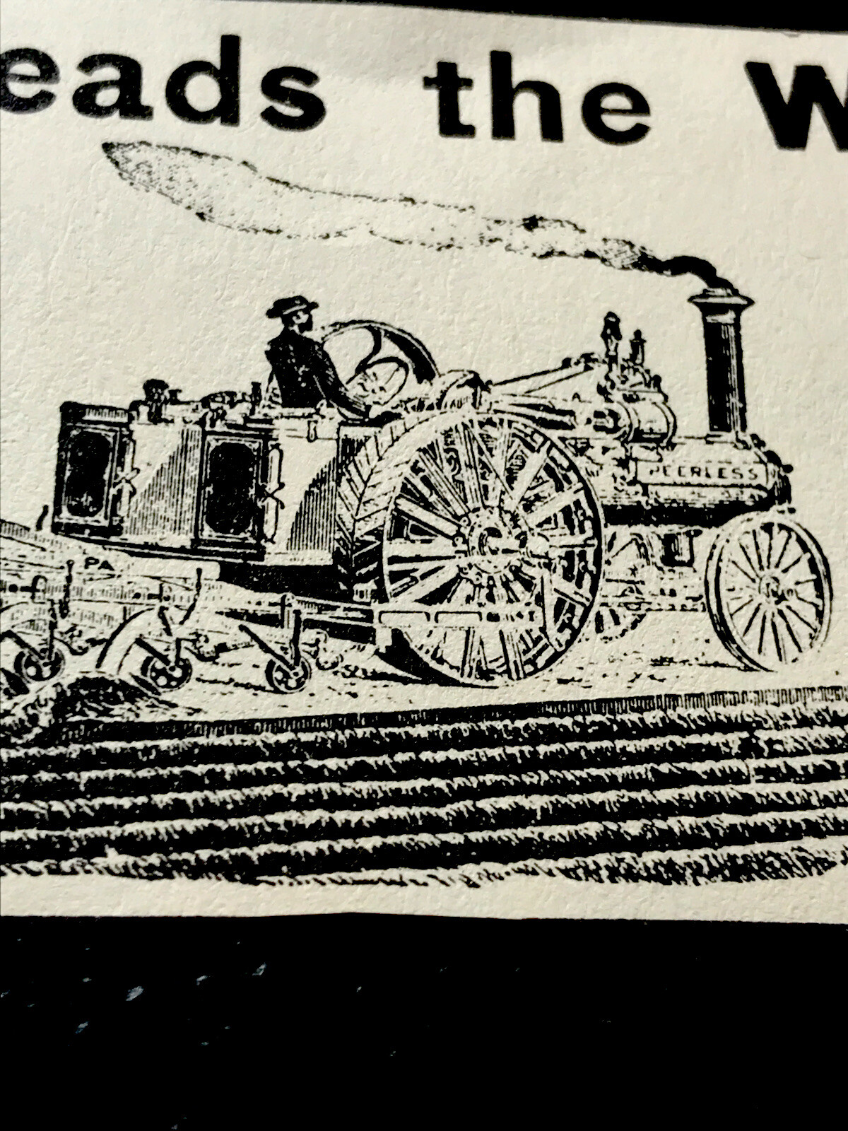 1889 Peerless Engines Farm Tractor Advertising – Waynesboro – Pennsylvania