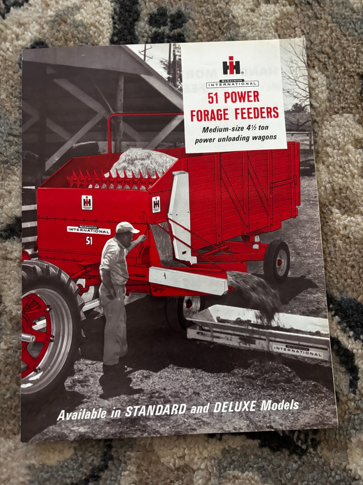 International Harvester 51 Power Forage Wagon Feeder For 1964 Brochure DCPA26