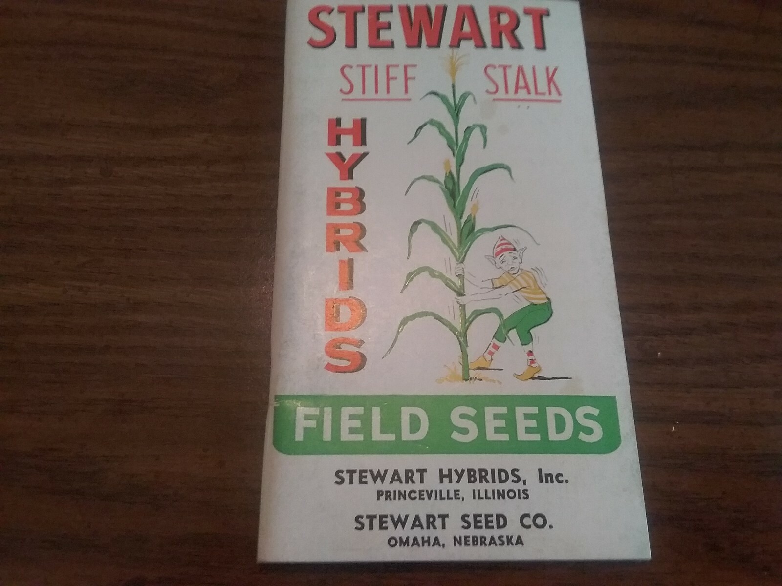 Vintage STEWART HYBRIDS Note Book Pocket Ledger UNUSED. 1971