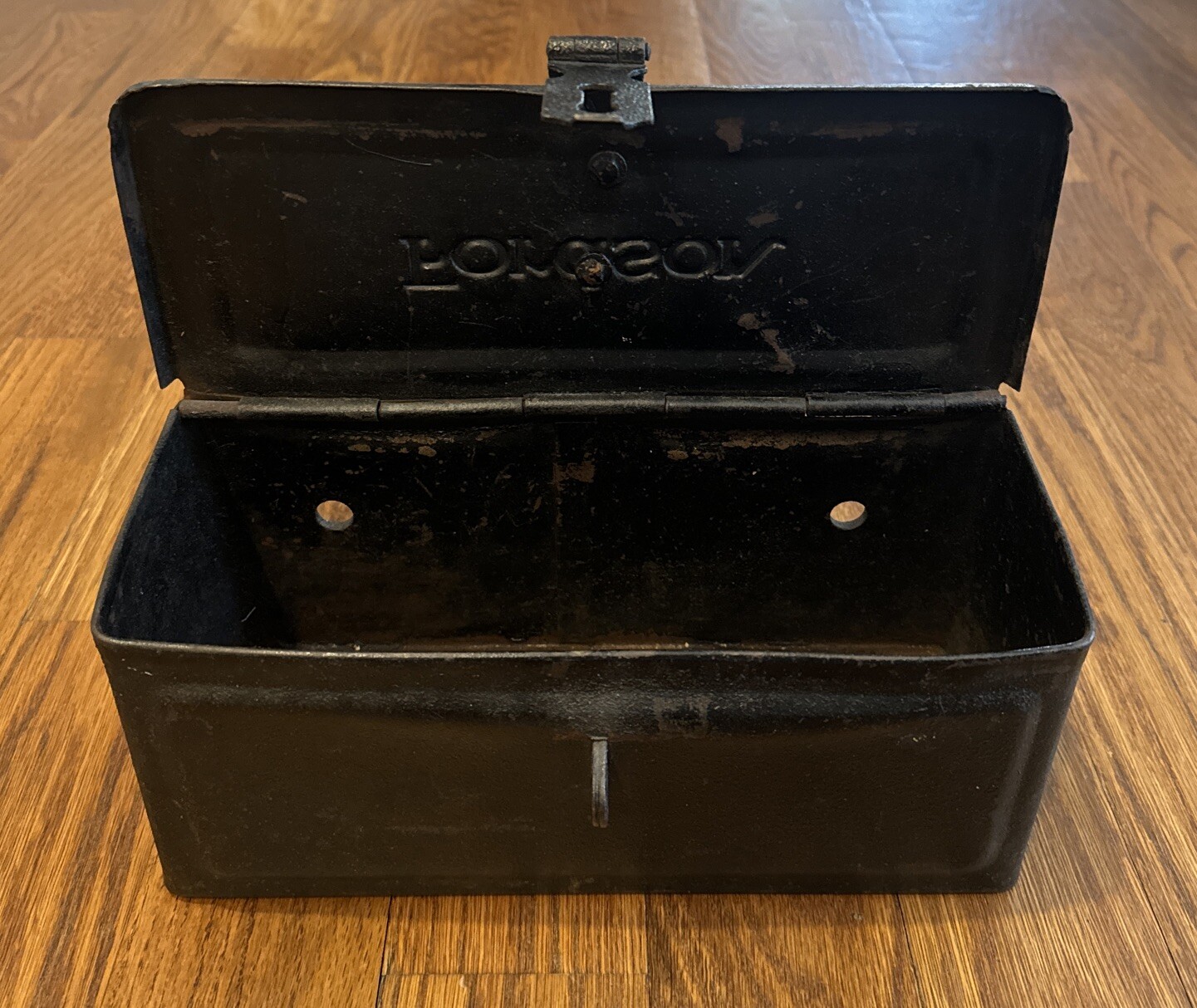 Fordson Tractor Tool Utility Box Antique Farm Collectible Embossed