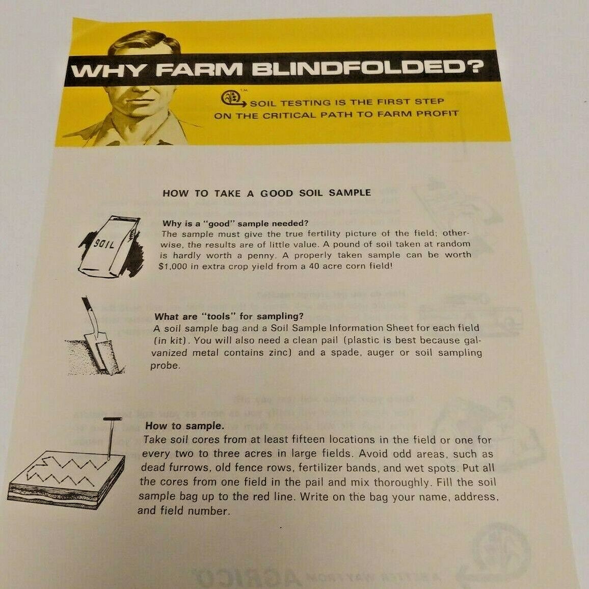 Agrico Critical Path Soil Analysis Indiana Sample Information Farming Vintage