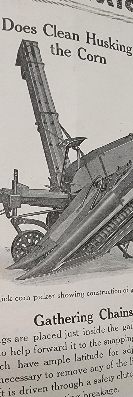 1924 McCormick Corn Machines International Harvester Antique VINTAGE