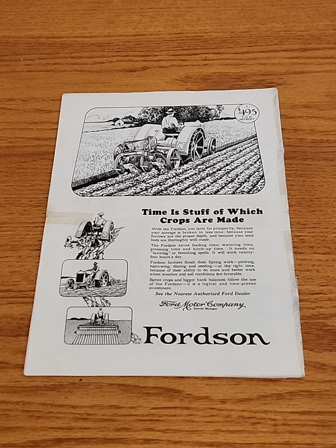 The Fordson Magazine February 1925 Vintage Original