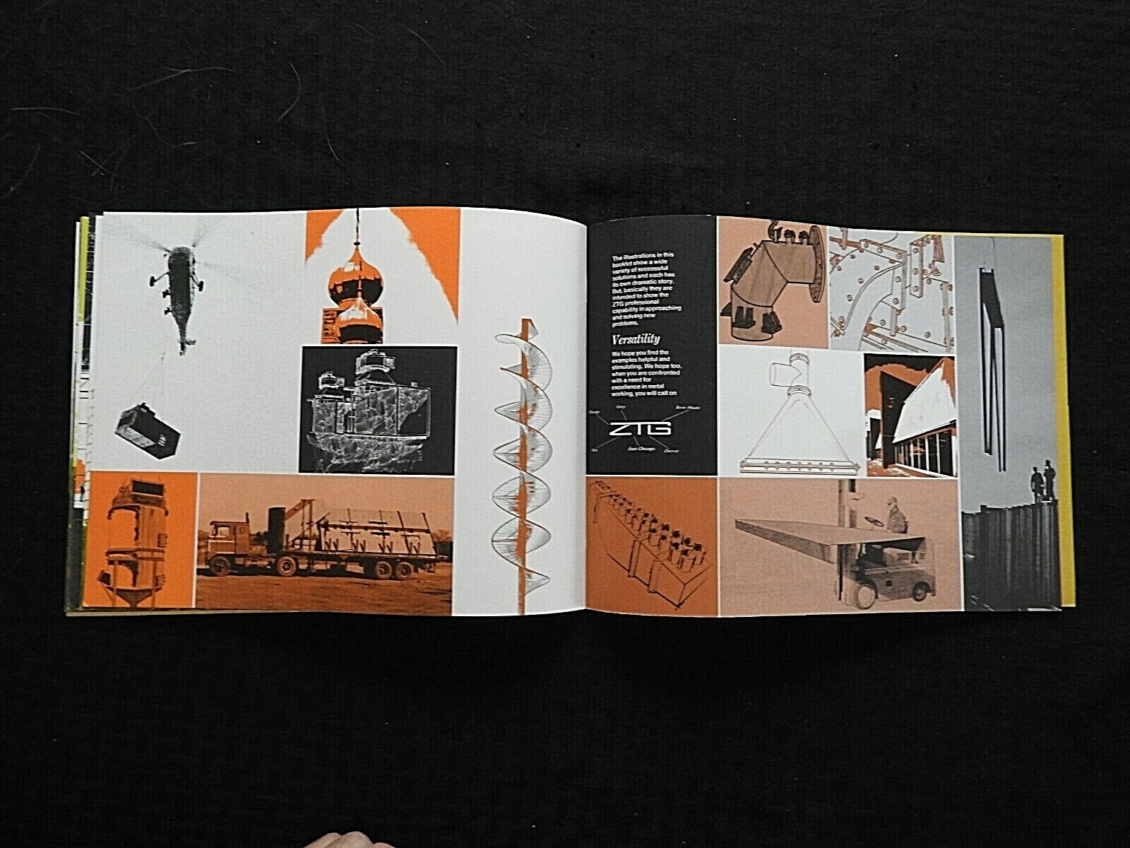 c1970 ZTG HANS J. ZACH TERRE HAUTE GROUP SHEET METAL FABRICATION BROCHURE MINTY