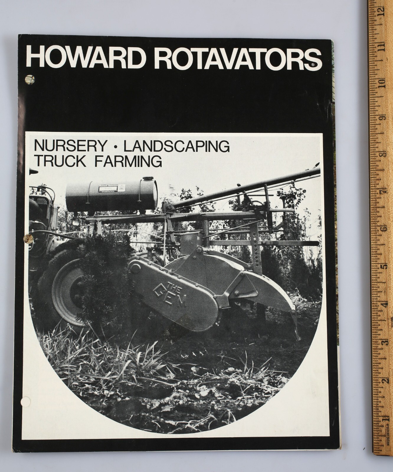 Vintage Howard Farming Landscaping Rotavators Gem 350 Brochures