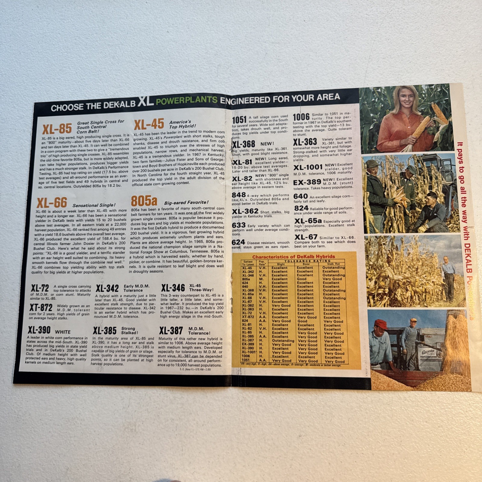 Dekalb Agricultural Association, Inc. XL Power plant Farming Brochure