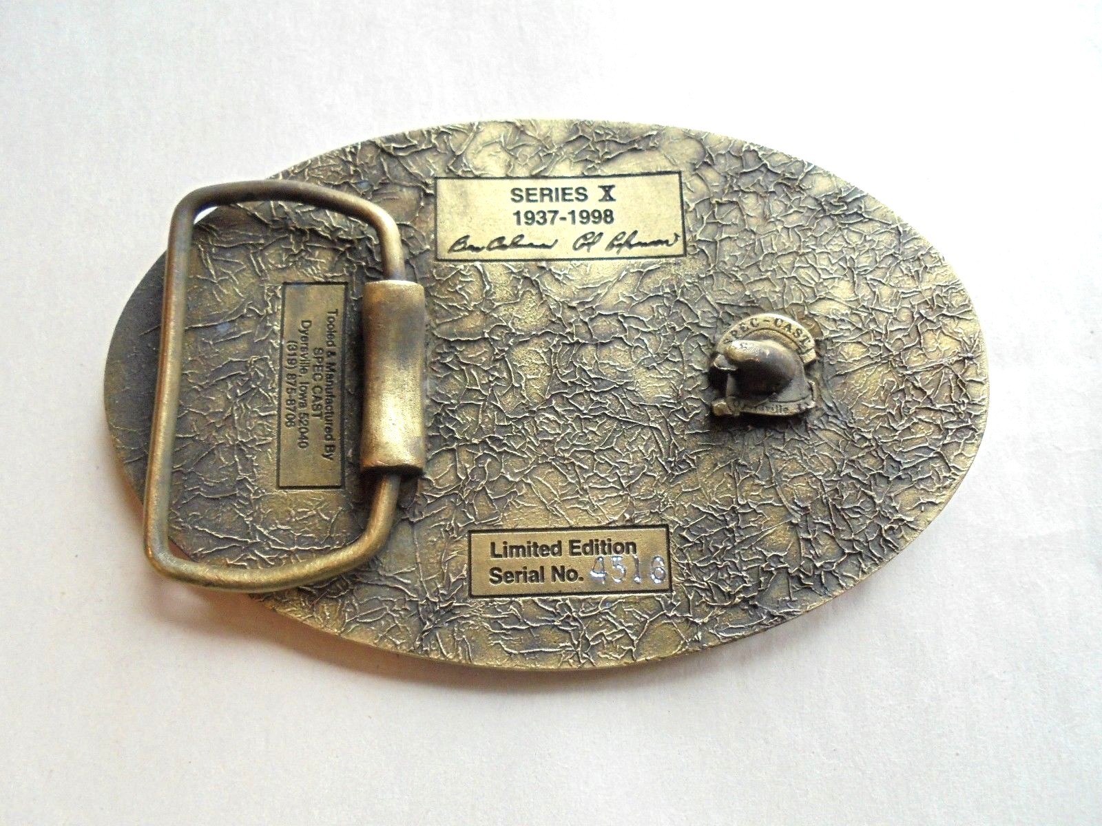 Vintage 1937-1998 TISCO Tractor Implement Supply Company Advertising Belt Buckle