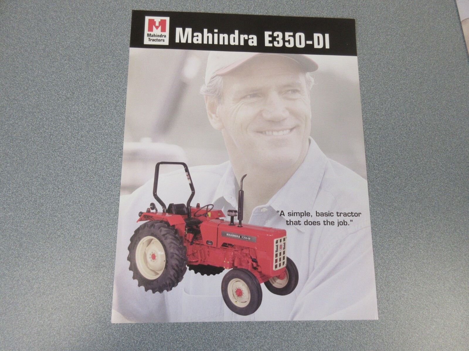 Mahindra E350-DI Tractor Brochure 2 Page