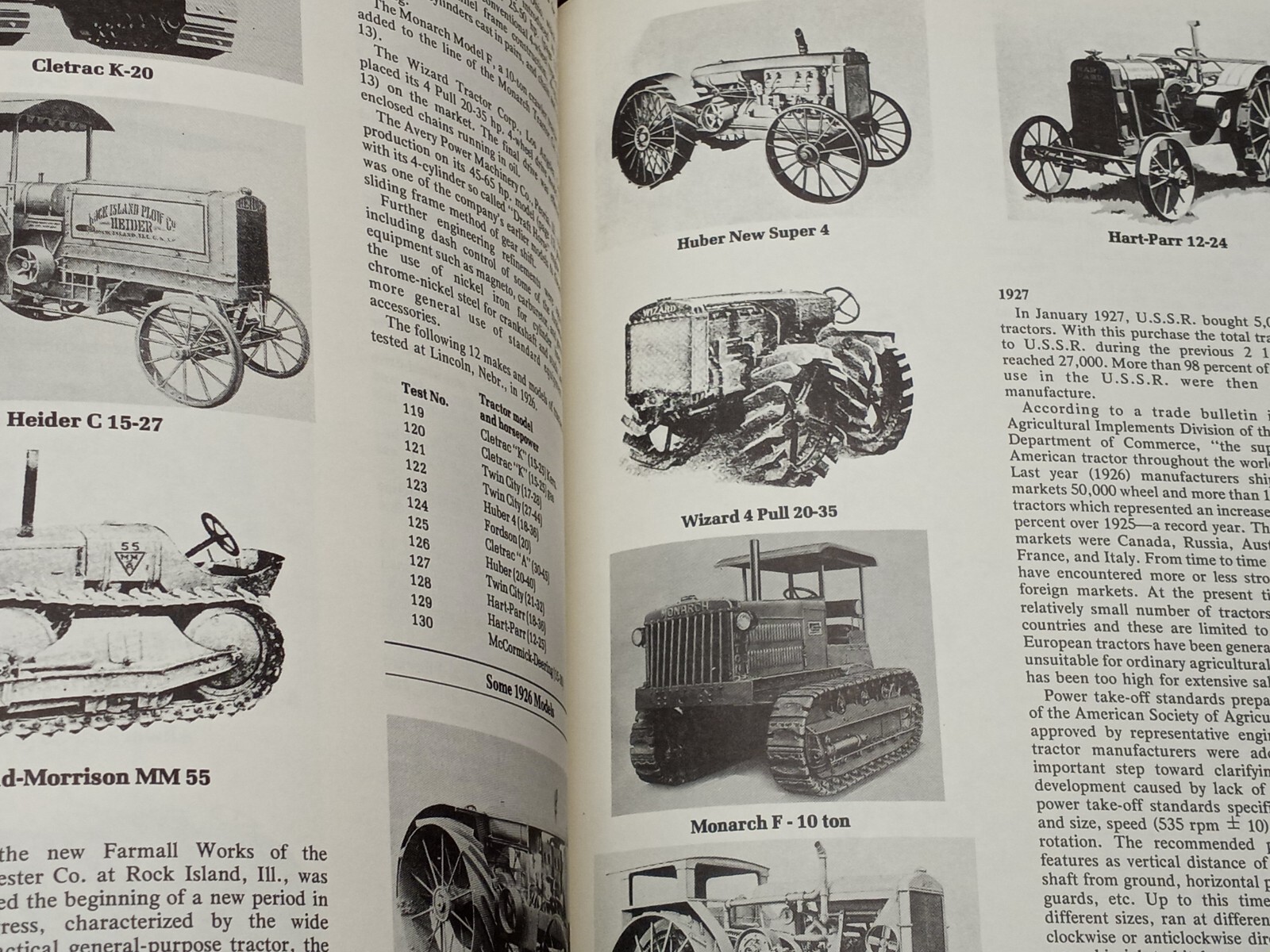 Vintage THE AGRICULTURAL TRACTOR 1855-1950 book