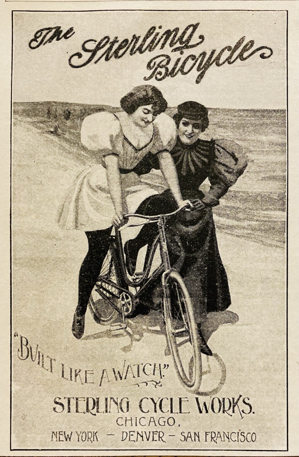 1896 AD.(PC10)~STERLING CYCLE WORKS, CHICAGO. STERLING BICYCLES
