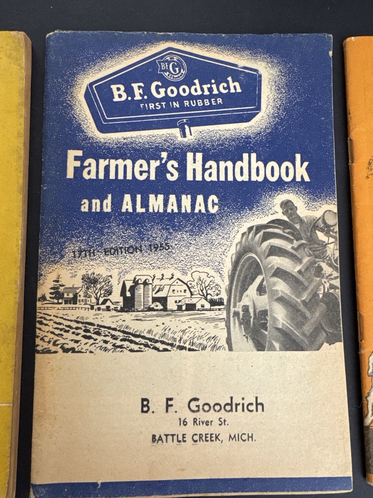B.F. Goodrich Farmer’s Handbook & Almanac Lot 1945 1955 1956 VTG