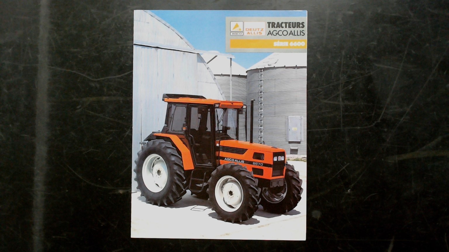 AGCO Deutz-Allis 6670 Tractor Brochure Agriculture Vintage French