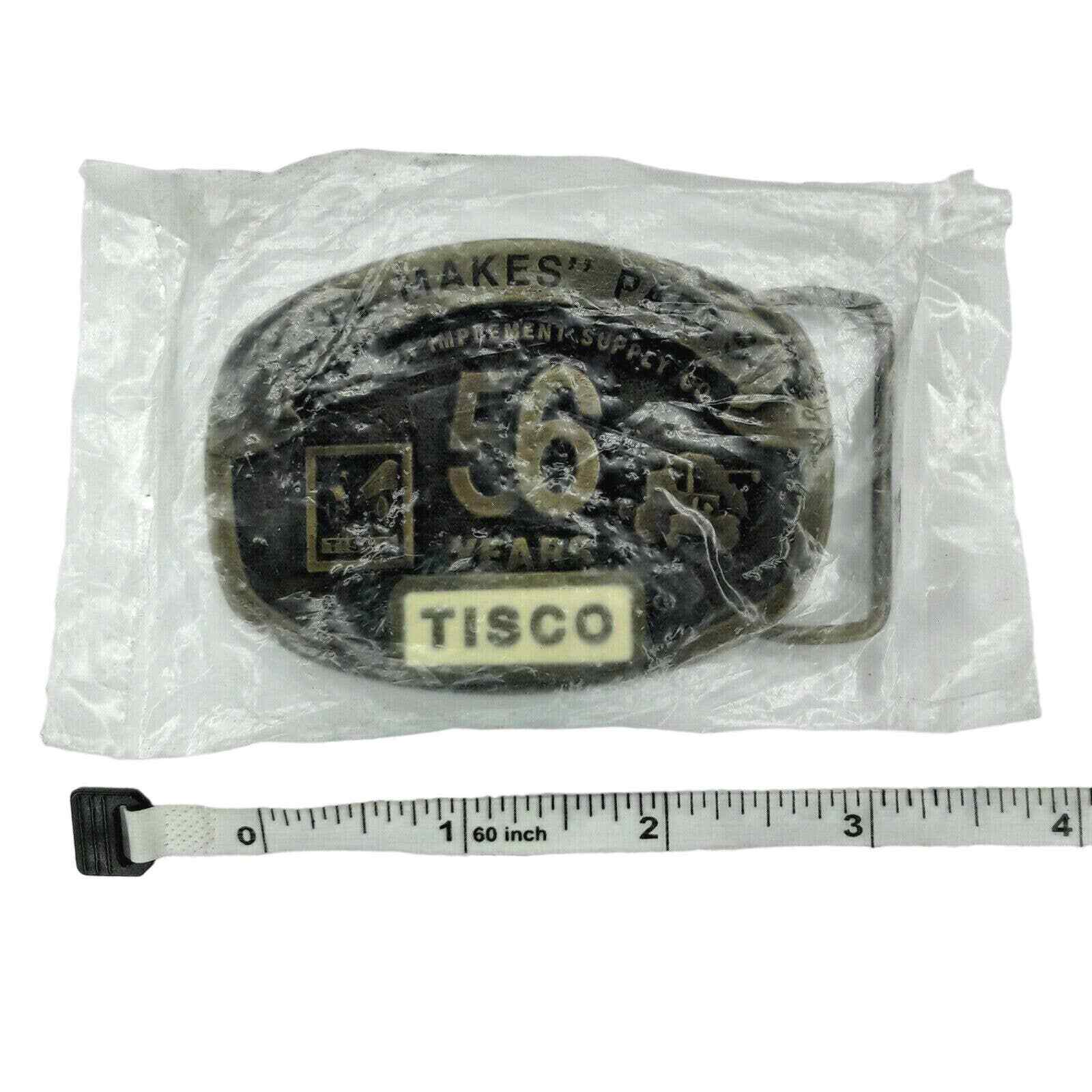 TISCO Tractor Implement Supply Co 56 Years Belt Buckle Limited Ed 1937 1993 NOS