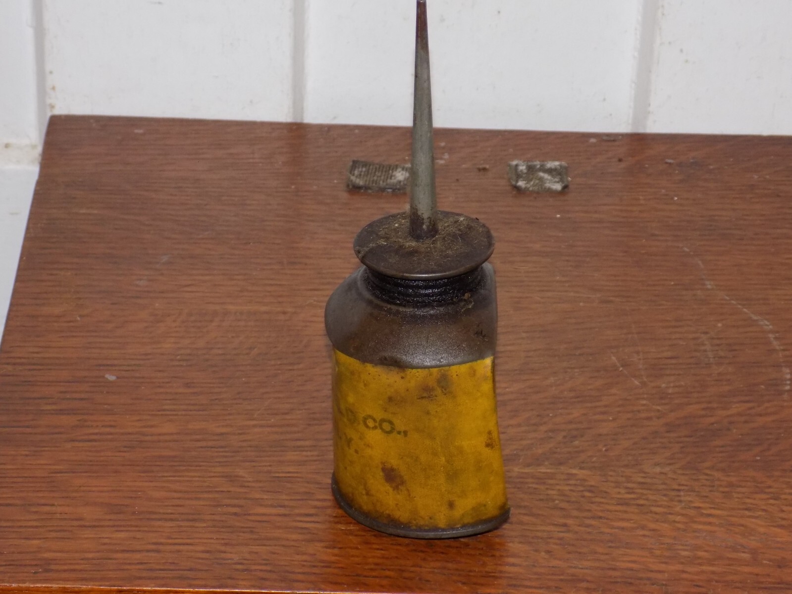 Vintage McCormick Deering Farm Machnes and Implements Dented Oiler