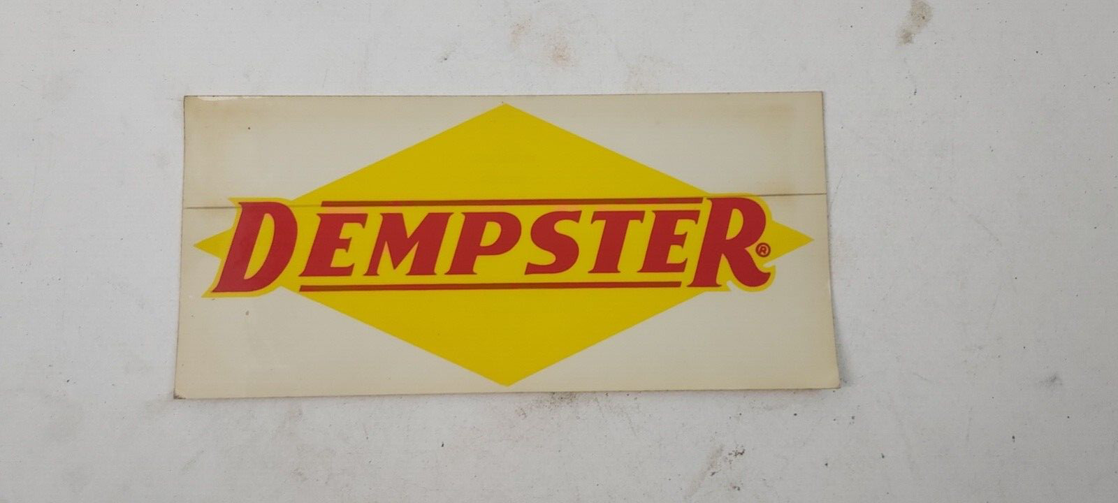 Vintage Dempster Windmill Dry-Stick Sticker (NEW)