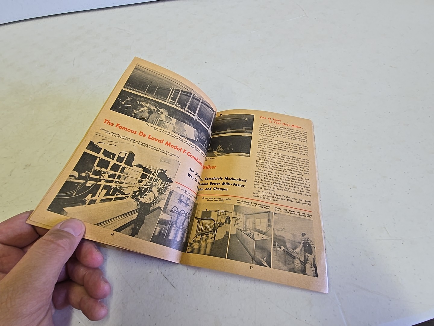 Vintage De Laval Advertising Modern Farm Manual Year Book 1951 Altenburg MO