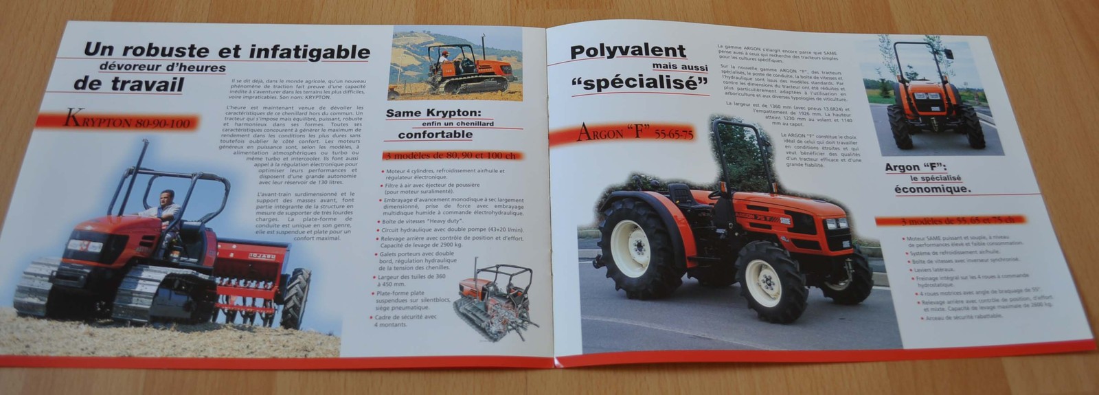 Same 2001 Tractor Agriculture Machinery Brochure Prospekt Opuscolo