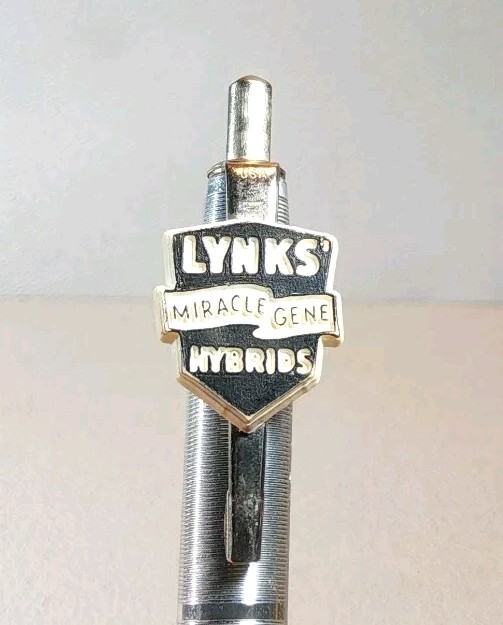 Vintage Advertising Pen ~ Lynks Miricale Gene Hybrid ~ Marshalltown, Iowa. AP-11