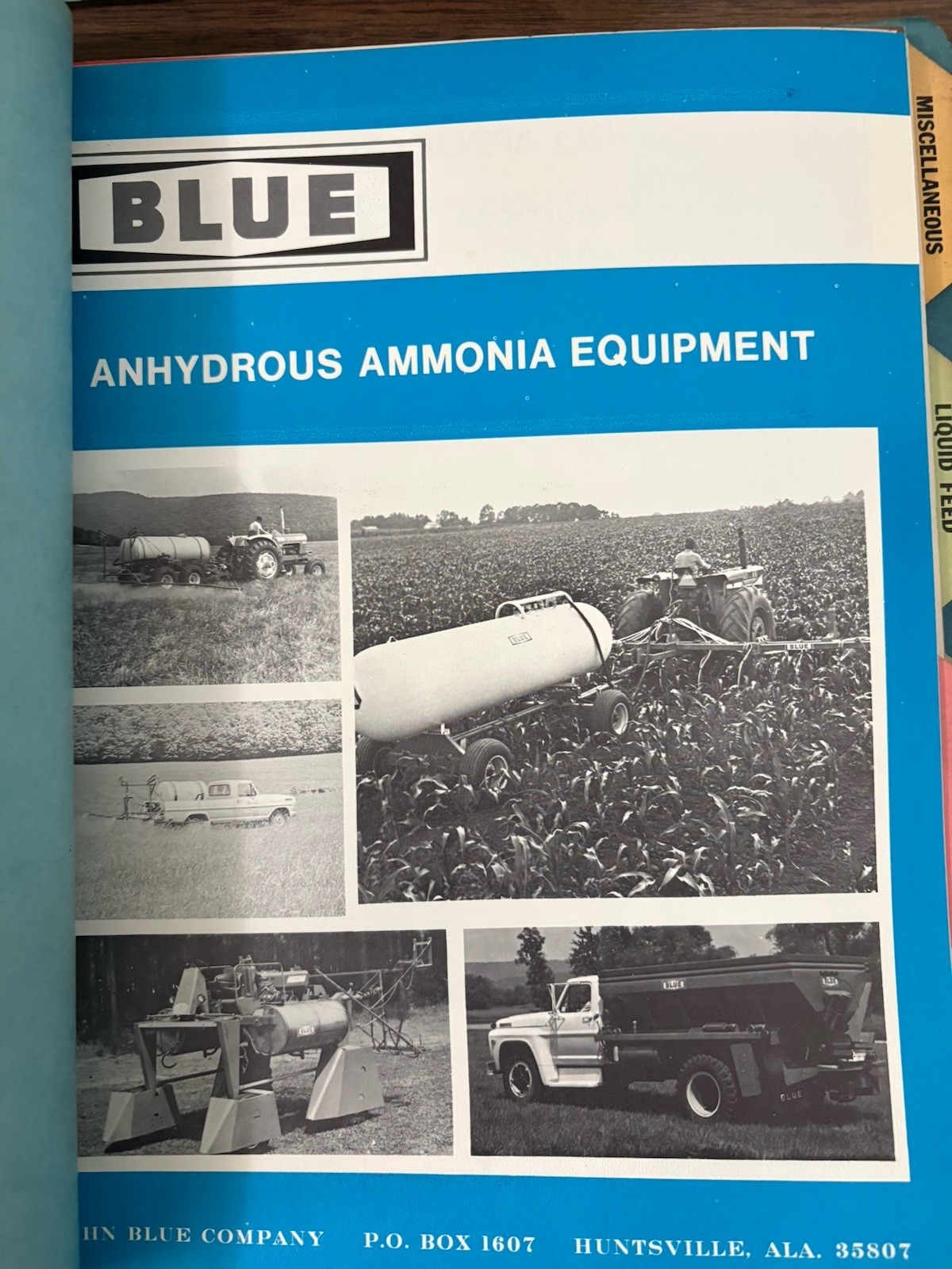 John Blue Farm Equipment Mfg. Vintage Set of 3 Catalogs w Brochures