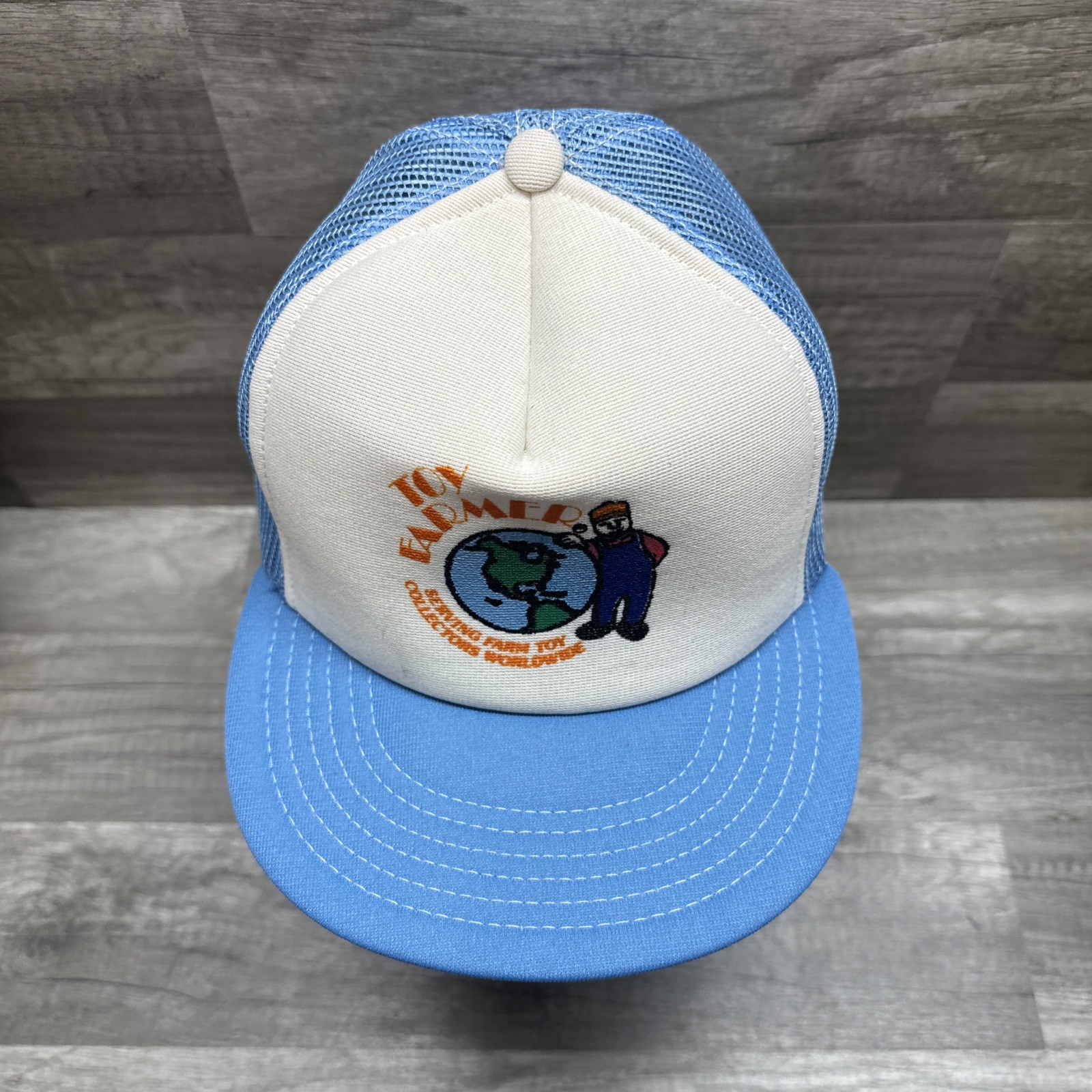 NOS Toy Farmer Collector Vintage Trucker Hat Adjustable Snap Back Made In USA