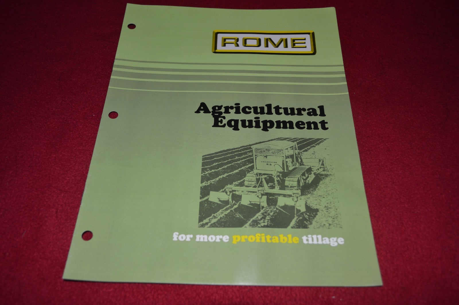 Rome Agricultural Equipment for 1974 Dealers Brochure DCPA5