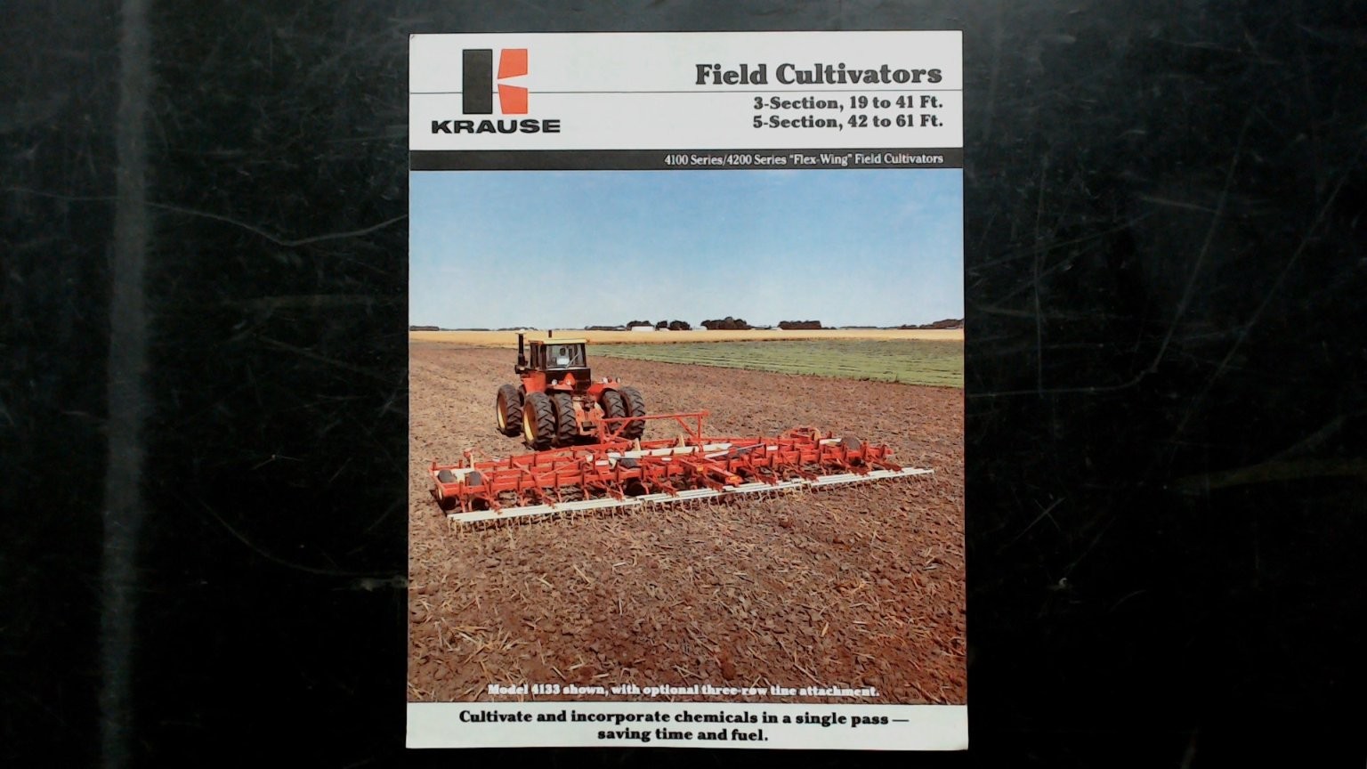 Krause Field Cultivators Brochure 4100 4200 Series Agriculture 1970s