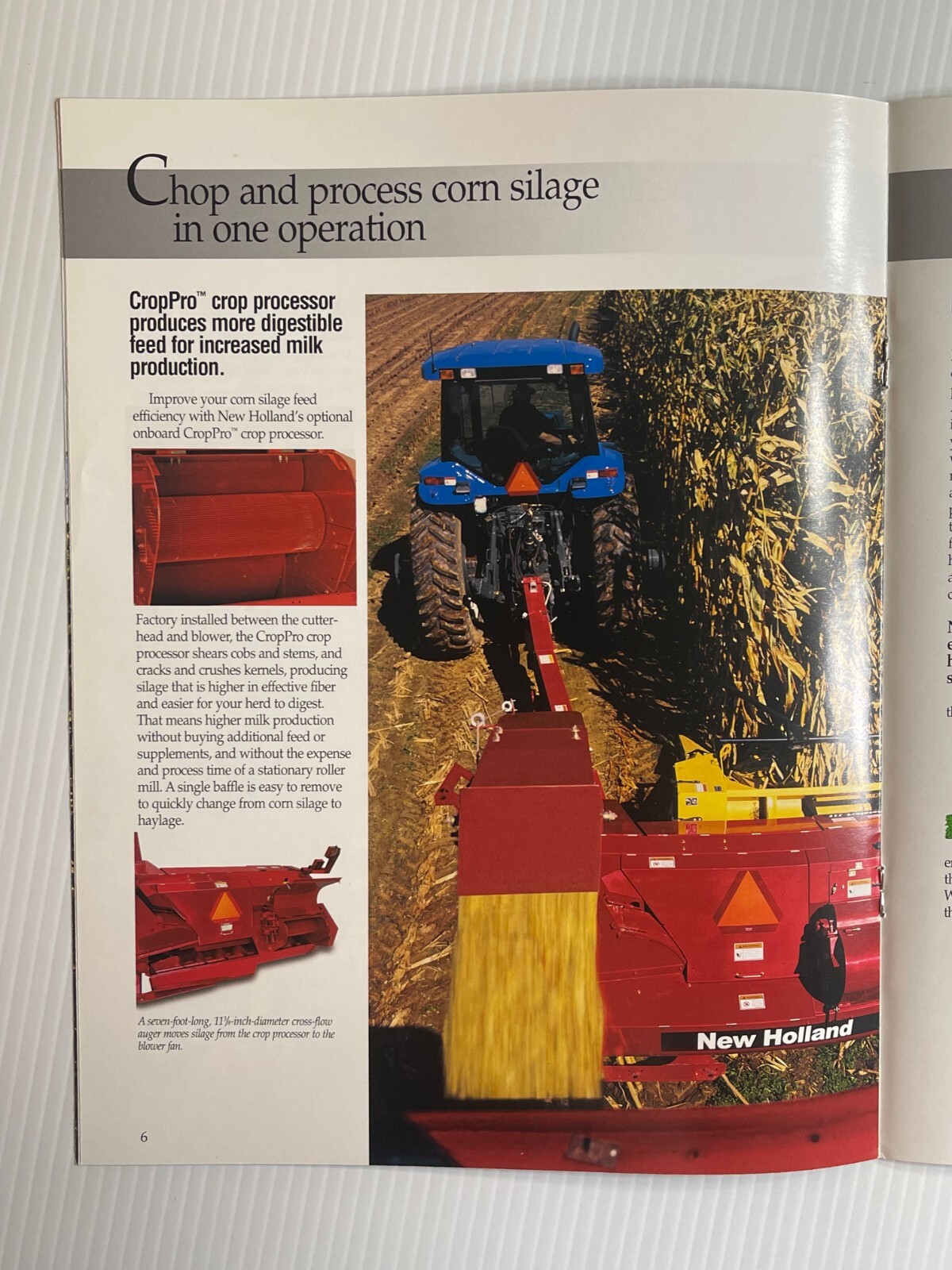 New Holland Pull-Type Forage Harvesters Sales Brochure *Showroom Book* 2006
