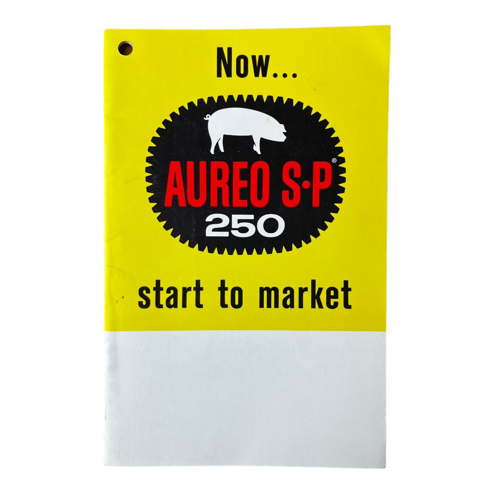 Vintage Aureo SP 250 Feed Pork Profit 16 Page Brochure Print Advert