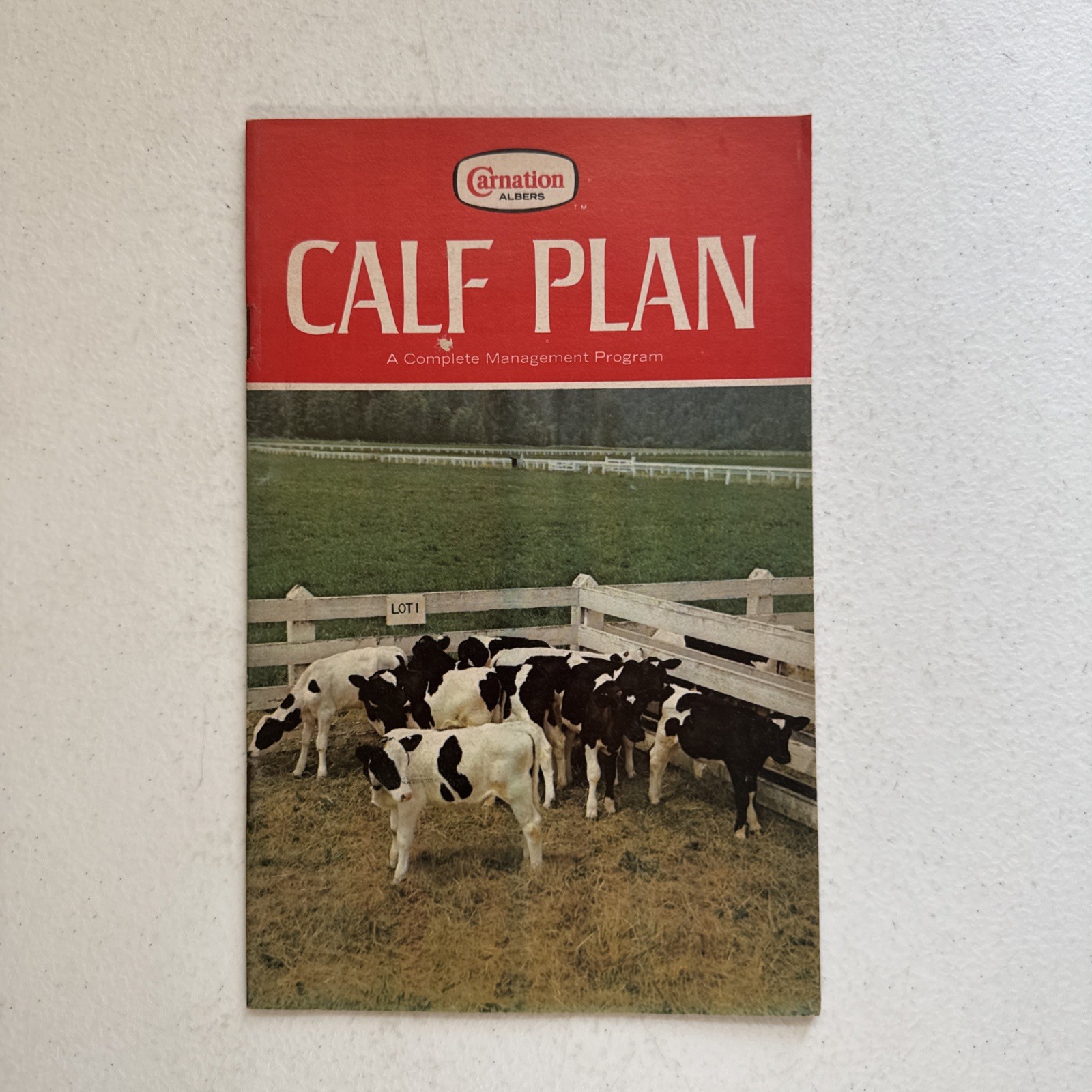 Vintage 1972 Carnation Albers Milling Co. Calf-Plan Livestock Booklet