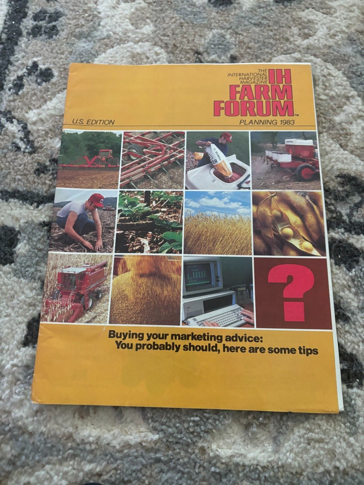 International Harvester Farm Forum Magazine Planning 1983 Brochure FCCA24