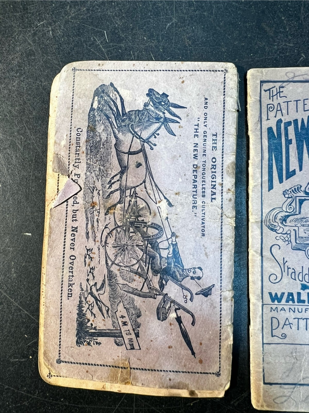 1900-1901 2 Horse Walking Cultivator booklet, PATTEE PLOW Co. Monmouth IL