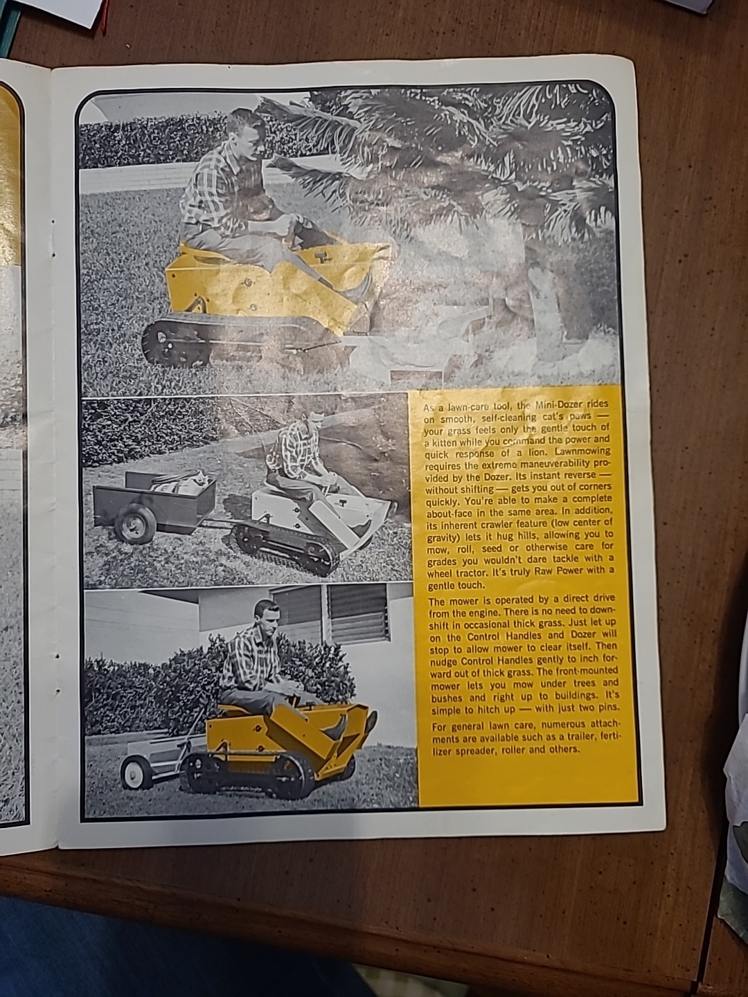 C.F. Struck Corporation Vintage Mini Dozer Brochure. Copyright 1968