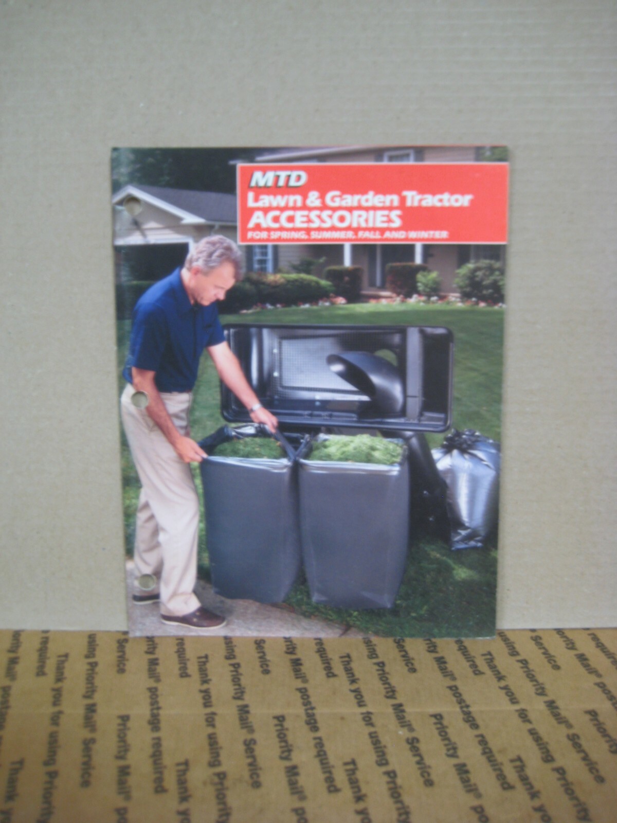 Original MTD Lawn and Garden Accessories for all 4 seasons Brochure Catalog