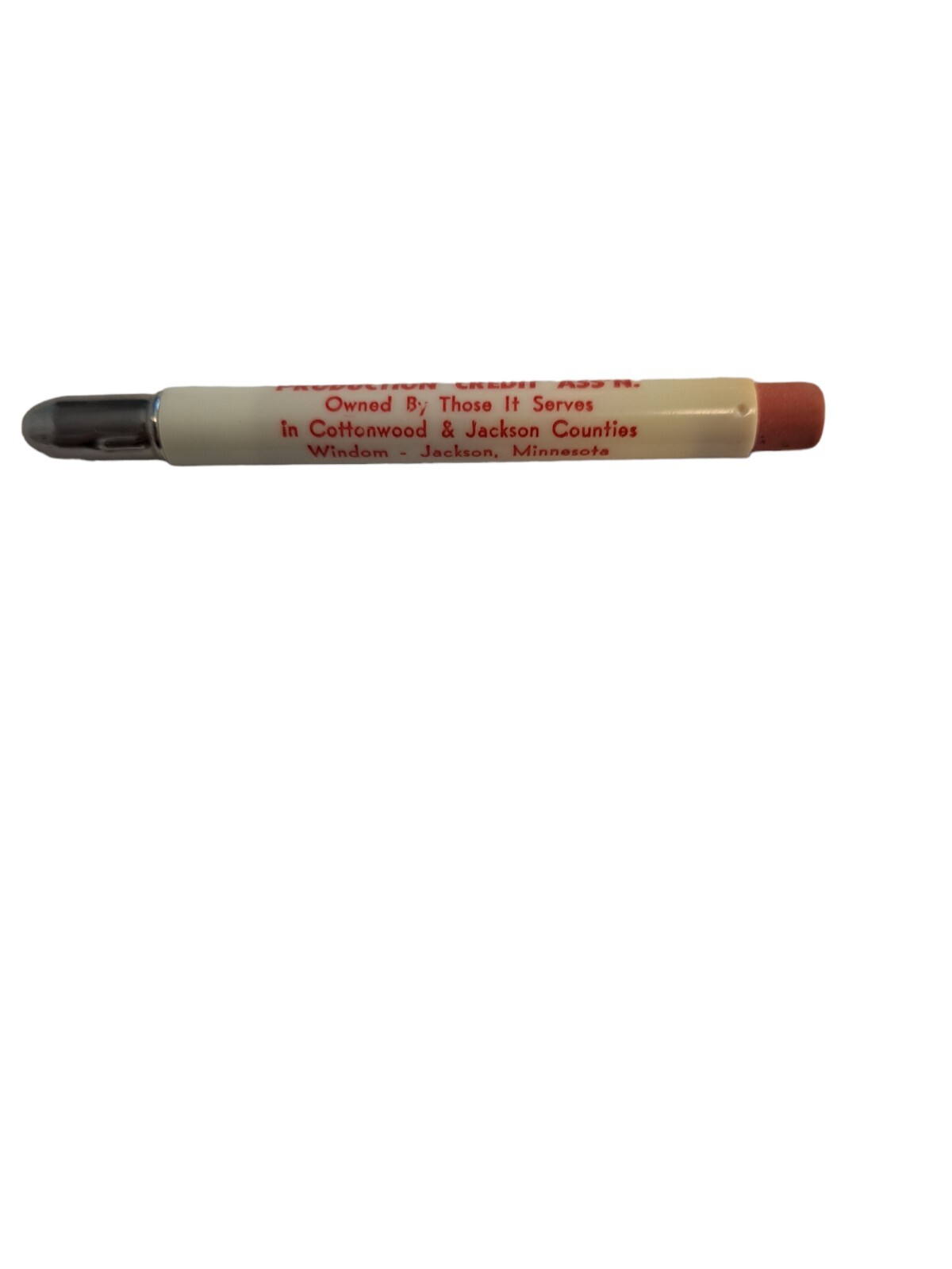 Production Credit Association Windom-Jackson Minn Bullet Pencil Agriculture