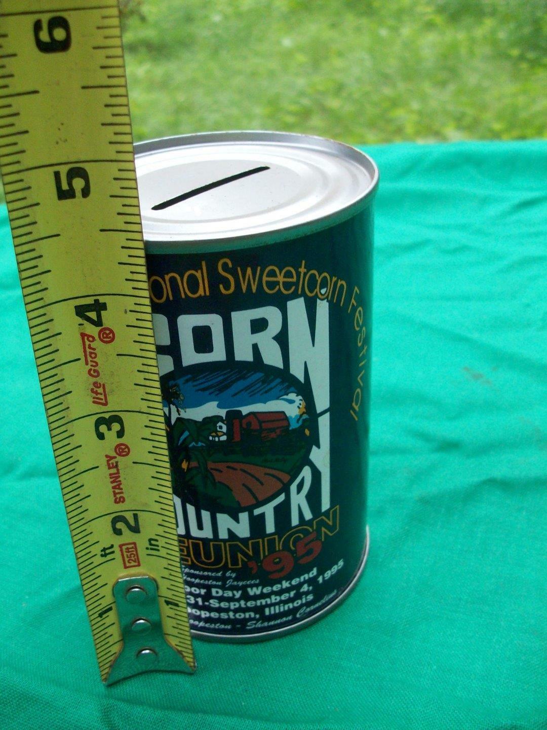 INDIANA FARM HOUSE FIND=HOOPESTON,ILLINOIS 1995 SWEETCORN FESTIVAL BANK